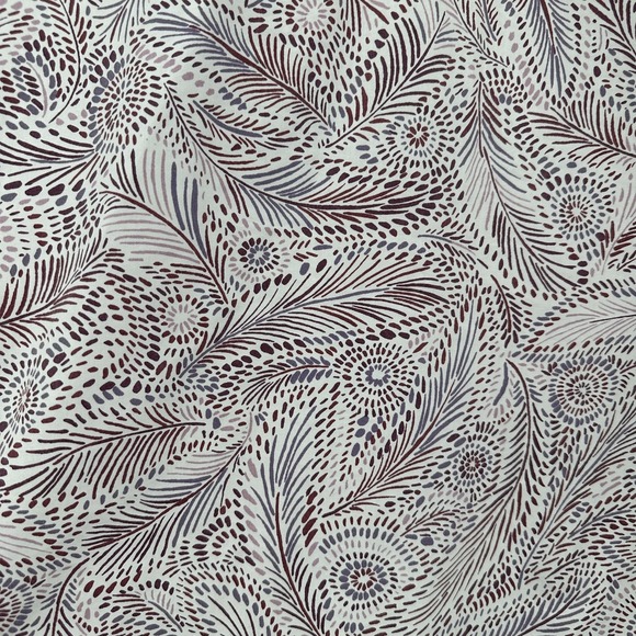 Foxcroft for Appleseed's Shirt Womens 14 Burgundy Wrinkle Free Long Sleeve Top - Picture 6 of 9